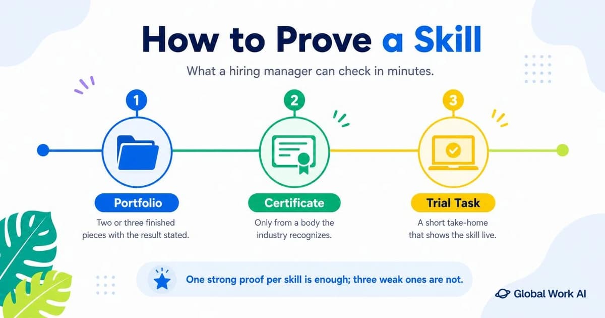 Three ways to prove a skill